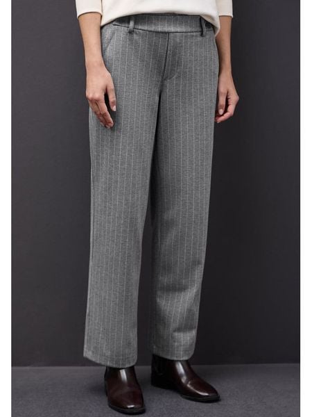 Street One Spodnie w kolorze szarym rozmiar: 34/L30. Szare spodnie materiałowe damskie Street One, bez wzorów, z materiału, street. Za 192.33 zł.