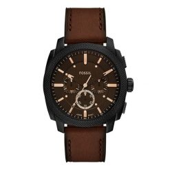 Fossil Mężczyźni zegarek Machine Zegarki męskie 1 ct Męskie. Brązowe zegarki męskie Fossil, szklane. Za 757.99 zł.