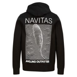 Bluza męska Navitas Joy Hoody. Czarne bluzy bez kaptura męskie NAVITAS, l. Za 208.99 zł.