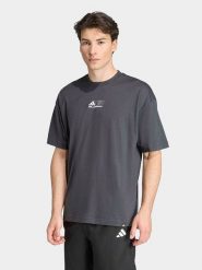 Adidas Koszulka sportowa w kolorze antracytowym rozmiar: 3XL. Czarne t-shirty sportowe męskie Adidas, xl, z materiału, bez ramiączek, outdoorowe, climacool (adidas). Za 120.52 zł.