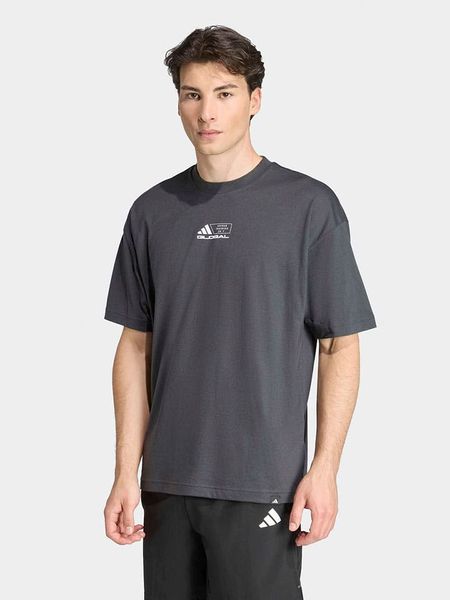 Adidas Koszulka sportowa w kolorze antracytowym rozmiar: 3XL. Czarne t-shirty sportowe męskie Adidas, xl, z materiału, bez ramiączek, outdoorowe, climacool (adidas). Za 129.95 zł.