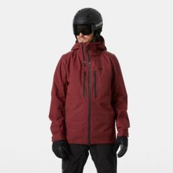 Kurtka narciarska Helly Hansen Atlas Infinity H2flow Shell. Czerwone kurtki męskie Helly Hansen, m, bez wzorów, bez kaptura, narciarskie. W wyprzedaży za 3,274.00 zł.