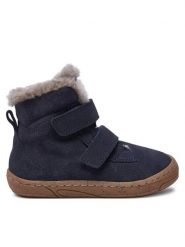 Froddo Kozaki Minni Suede G2110141-4 S Niebieski. Niebieskie buty zimowe chłopięce Froddo, ze skóry, bez zapięcia. Za 399.99 zł.