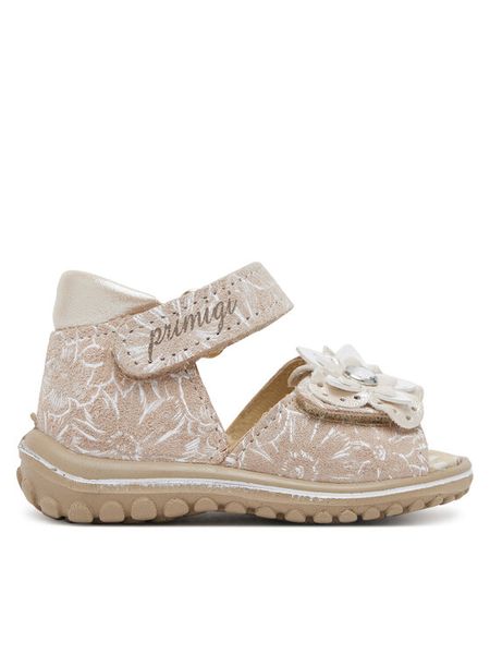 Primigi Sandały 7864855 Beżowy. Brązowe sandały dziewczęce Primigi, ze skóry, bez zapięcia. Za 229.99 zł.