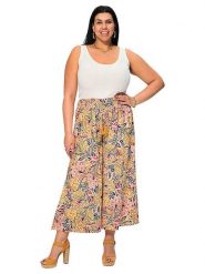 Aller Simplement Spodnie w kolorze beżowym rozmiar: 42-48. Brązowe spodnie materiałowe damskie Aller Simplement, bez wzorów, z bawełny, klasyczne, z standardowym stanem. Za 69.99 zł.