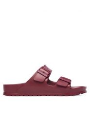 Birkenstock Klapki Arizona 1032862 Bordowy. Czerwone klapki damskie Birkenstock, bez wzorów, z syntetyku, bez obcasa. Za 249.99 zł.