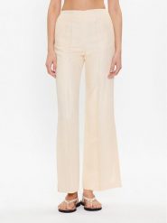TWINSET Spodnie materiałowe 231TT2776 Écru Regular Fit. Spodnie materiałowe damskie Twinset, bez wzorów, z materiału. Za 549.99 zł.