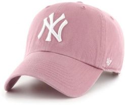 New York Clean Up Lifestyle Czapka baseballowa - Regulowana - Malwowy. Fioletowe czapki męskie 47 Brand, bez wzorów, z bawełny. Za 142.34 zł.