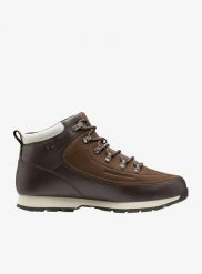 Buty outdoor męskie Helly Hansen The Forester Premium. Brązowe buty trekkingowe męskie Helly Hansen, z materiału, bez zapięcia, outdoorowe. Za 678.25 zł.