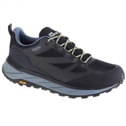 Buty trekkingowe męskie Jack Wolfskin Terraventure Texapore Low. Niebieskie buty trekkingowe męskie Jack Wolfskin, z gumy, bez zapięcia, trekkingowe. W wyprzedaży za 546.10 zł.