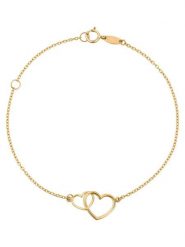 OR ÉCLAT Złota bransoletka "Duo d'amour" rozmiar: onesize. Żółte bransoletki damskie Or Éclat, złote. Za 674.99 zł.