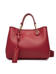 Emporio Armani Torebka EW000361 AF12036 M5068 Czerwony. Czerwone torebki klasyczne damskie Emporio Armani, bez wzorów, ze skóry, bez dodatków. Za 1,069.00 zł.