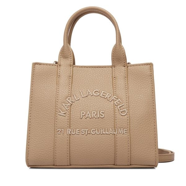Torebka KARL LAGERFELD. Brązowe torebki klasyczne damskie Karl Lagerfeld, bez wzorów, bez dodatków. Za 649.99 zł.