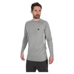 Koszulka Męska Wędkarska Long Sleeve Matrix Uv Protective T-Shirt. Szare koszulki męskie z długim rękawem MATRIX, l, bez wzorów, bez kołnierzyka. Za 144.99 zł.