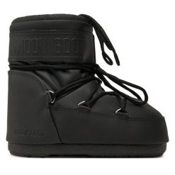 Śniegowce Moon Boot. Czarne buty zimowe męskie Moon Boot, bez zapięcia. Za 799.99 zł.