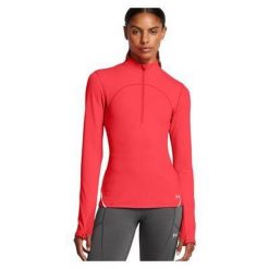 Bluza sportowa damska Under Armour termoaktywna treningowa rozpinana. Czerwone bluzy bez kaptura damskie Under Armour, s, bez wzorów, bez kaptura. W wyprzedaży za 228.15 zł.