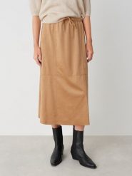 OPUS Spódnica w kolorze karmelowym rozmiar: 38. Brązowe spódniczki damskie Opus, bez wzorów, z podwyższonym stanem, maxi, proste. Za 152.99 zł.