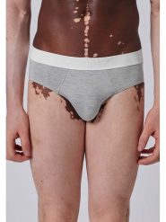 Skiny Slipy w kolorze szarym rozmiar: S. Szare slipki męskie Skiny, bez wzorów. Za 26.99 zł.