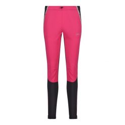 Spodnie narciarskie dla kobiet CMP. Czerwone spodnie materiałowe damskie CMP, bez wzorów, sportowe. Za 323.50 zł.