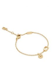 Coach Bransoletka 37571529 Złoty. Żółte bransoletki damskie Coach, metalowe. Za 309.99 zł.