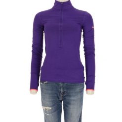 Bluza damska Dri-Fit Nike PRO. Fioletowe bluzy bez kaptura damskie Nike, l, z materiału. Za 114.98 zł.