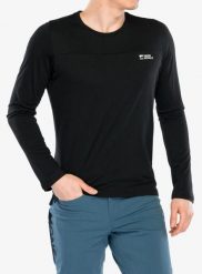 Bluza rowerowa męska Mons Royale Diversion Merino Bike Jersey Long Sleeve. Czarne bluzy bez kaptura męskie Mons Royale, l, z jersey. Za 433.39 zł.