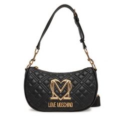 Torebka LOVE MOSCHINO. Czarne torebki klasyczne damskie Love Moschino, bez wzorów, bez dodatków. Za 849.99 zł.