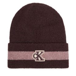 Czapka Calvin Klein. Czerwone czapki zimowe damskie CALVIN KLEIN. Za 209.99 zł.