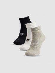 4F Skarpetki krótkie (3-pack) damskie - multikolor 39-42. Skarpetki damskie 4f, bez wzorów, z bawełny. Za 54.99 zł.