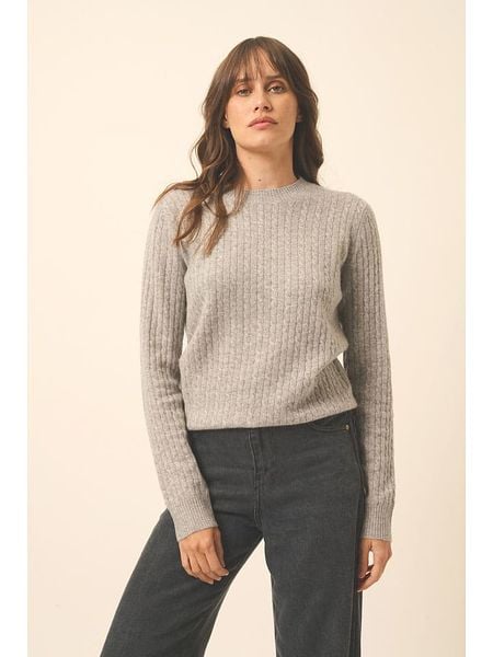 Just Cashmere Kaszmirowy sweter "Jade" w kolorze szarym rozmiar: L. Szare swetry klasyczne damskie Just Cashmere, l, z kaszmiru, bez kołnierzyka. Za 348.90 zł.