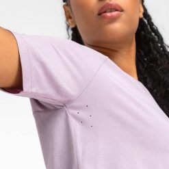 Koszulka trekkingowa z krótkim rękawem damska Stave. Fioletowe t-shirty damskie SIROKO, xl, bez wzorów, z materiału, bez kołnierzyka. Za 126.00 zł.