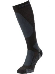 Odlo Skarpety funkcyjne "Primaloft Muscle Force Warm" w kolorze czarno-szarym rozmiar: 39-41. Czarne skarpetki męskie Odlo, bez wzorów, ze skóry. Za 93.07 zł.