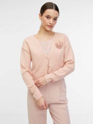 Orsay Kardigan w kolorze jasnoróżowym rozmiar: S. Różowe kardigany damskie ORSAY, s, bez wzorów. Za 65.54 zł.