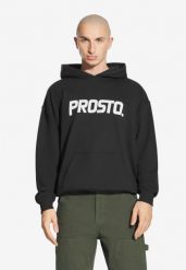 Bluza sportowa męska Prosto Big Log z kapturem. Czarne bluzy sportowe męskie Prosto., l, z bawełny. Za 209.99 zł.