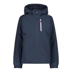 Damska kurtka wodoodporna CMP. Czerwone kurtki damskie CMP, s, bez wzorów, z kapturem. Za 375.00 zł.
