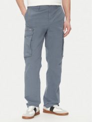 Michael Kors Spodnie materiałowe CS5304LHBY Niebieski Straight Leg. Niebieskie spodnie materiałowe męskie Michael Kors, bez wzorów, z bawełny. Za 359.99 zł.