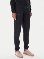 Kappa Spodnie dresowe Festa 331M34W Czarny Regular Fit. Czarne spodnie dresowe damskie Kappa, m, bez wzorów, z bawełny. Za 129.99 zł.