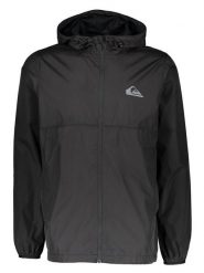 Quiksilver Kurtka przeciwdeszczowa w kolorze czarnym rozmiar: L. Czarne kurtki outdoor męskie Quiksilver, l, bez wzorów, bez kaptura. Za 134.22 zł.