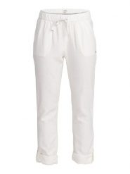 Roxy Spodnie w kolorze białym rozmiar: M. Białe spodnie materiałowe damskie Roxy, bez wzorów, z materiału. Za 122.67 zł.