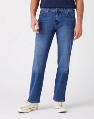 WRANGLER TEXAS MĘSKIE SPODNIE JEANSOWE SPOTLITE W121YJ38N 112145779. Spodnie materiałowe męskie Wrangler, bez wzorów, z jeansu. Za 229.99 zł.