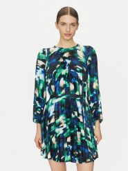 DKNY Sukienka koktajlowa DD4JYD78 Kolorowy Regular Fit. Sukienki damskie DKNY, bez wzorów, z syntetyku, wizytowe, bez kołnierzyka, bez ramiączek. Za 409.99 zł.
