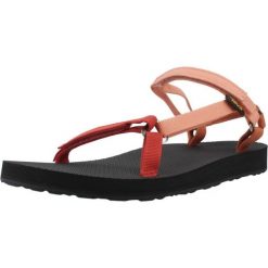 Sandały TEVA W ORIGINAL UNIVERSAL SLIM Rose. Czerwone obuwie trekkingowe damskie Teva, bez wzorów, z tkaniny, bez obcasa. Za 255.99 zł.