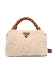Guess Torebka Shaida HWWB81 43110 Beżowy. Brązowe torebki klasyczne damskie Guess, z aplikacjami, z materiału, bez dodatków. Za 509.99 zł.