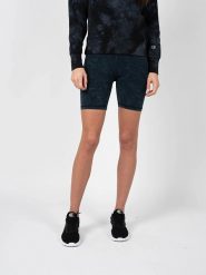 Szorty do biegania damskie Bike Shorts. Czarne szorty damskie CHAMPION, bez wzorów, z bawełny, z podwyższonym stanem. Za 75.28 zł.
