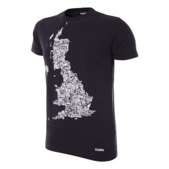 Koszulka dla dorosłych - UK Grounds - Preto. Czarne t-shirty sportowe męskie COPA FOOTBALL, xl, bez ramiączek, do piłki nożnej. Za 190.70 zł.