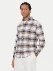 Tommy Hilfiger Koszula Hero MW0MW40473 Beżowy Regular Fit. Brązowe koszule męskie Tommy Hilfiger, m, bez wzorów, z bawełny, bez kołnierzyka, bez ramiączek. Za 409.99 zł.