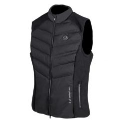 Kurtka jeździecka bez rękawów ELT Comfort Heat. Czarne kurtki damskie ELT, l, bez wzorów, z materiału, bez kaptura. Za 416.50 zł.