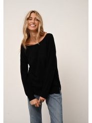 Just Cashmere Kaszmirowy sweter "Abigail" w kolorze czarnym rozmiar: XL. Czarne swetry klasyczne damskie Just Cashmere, xl, z kaszmiru, bez kołnierzyka. Za 369.99 zł.