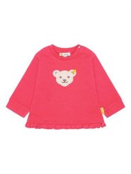 Steiff Bluza w kolorze różowym rozmiar: 56. Różowe bluzy i bluzki niemowlęce Steiff, bez wzorów, bez ramiączek, bez kaptura. Za 65.85 zł.