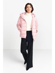 Rich & Royal Kurtka pikowana w kolorze jasnoróżowym rozmiar: 34. Różowe kurtki damskie Rich & Royal, bez wzorów, bez kaptura. Za 420.68 zł.